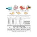 DEBAIJIA Baby First-Walking Shoes 1-4 Years Kid Shoes Trainers Toddler Infant Boys Girls Soft Sole Non Slip Cotton Canvas Mesh Breathable Lightweight TPR Material Slip-on Sneakers Outdoor