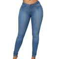 Skinny Denim Jeans Jeggings Stretch Pants High Waist Casual Trousers