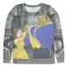 Disney Beauty and the Beast Juniors Belle and Beast Pullover Top