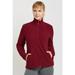 LADIES POLAR FLEECE JACKET (BURGUNDY)