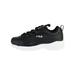 Fila Disarray Womens Athletic Leather Court Sneakers Black