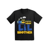 Awkward Styles Funny Train Toddler Shirt Train T Shirts for Grandson Clothing Bro Tshirt for Kids Birthday Gifts for Brother Brother Collection Toddlers Shirts Gifts for Boys I'm Lil Brother Shirt