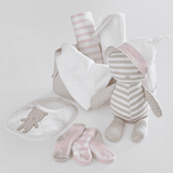 Personalized New Baby 10 Piece Gift Set - Pink