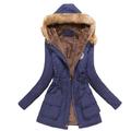 Kimloog Winter Womens Warm Coat Hooded Jacket Slim Winter Outwear Coats