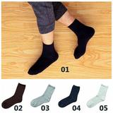 The Loom Men's Cotton Work home Tube Business Solid Color Men's Socks Cushioned, Wicking, Durable 3 Pack