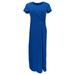 H by Halston Petite Dress P2XS Short-Sleeve Twist Front Blue n/a A352579