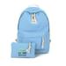 Top Deals 2PCS/SET Fashionable Design Women Canvas Backpack Casual Teenage Girls Students School Bag Travel Shoulder Bag