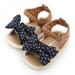 Newway baby girls shoes newborn summer new fashion canvas bow PU casual soft first walkers baby toddler shoes