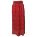 Retro Slim Fit Skirt For Women High Waist Stretchy Double Lace Layer Chiffon Maxi Long Skirt Summer Boho Wrap Long Beach Holiday Maxi Skirt Dress Off White 2XL