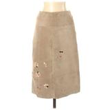 Pre-Owned BCBGMAXAZRIA Women's Size 2 Leather Skirt