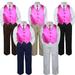 4pc Fuchsia Hot Pink Vest & Tie Suit Set Baby Boy Toddler Kid Uniform S-7