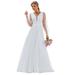 Ever-Pretty Women's Elegant Plus Size Tulle Wedding Party Prom Gown Bridal Dress 00230 White US20