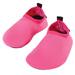 Hudson Baby Infant Girl Water Shoes for Sports, Yoga, Beach and Outdoors, Baby and Toddler Solid Hot Pink, 0-6M/1-2 Infant