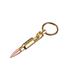 Factory direct zinc alloy bullet opener key ring pendant bullet model personality key chain wholesale Red