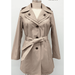 London Fog - Double Collar Belted Trench Coat - Black