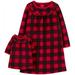 Carters Toddler Girls Plaid Doll & Pajama Nightgown