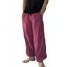 MAWCLOS Mens Big and Tall Relaxed Fit Pants Elastic Waist Comfort Soft Long Pant Casual Loose Hiking Work Pants