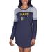 Utah Jazz Concepts Sport Women's Chateau Knit Long Sleeve Nightshirt - Navy/Gray