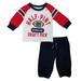 Carters Infant Boys 2-Piece Half-Pint Football Long Sleeve Shirt & Pants Set