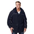 Tri-Mountain Men's Water Resistant Panda Fleece Parka