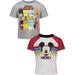 Disney Mickey Mouse Mickey Mouse Pluto Goofy Donald Duck Toddler Boys 2 Pack T-Shirt White / Grey 4T