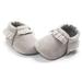 Newborn Baby Shoes Canvas Letter First Walkers Soft Sole baby girl shoes toddler shoes infant girl shoes Gray 13-18 Months
