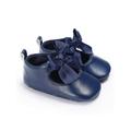 Wassery Baby Boys Girls Bowknot Princess Sneakers Soft Sole Leather Crib Shoes Footwear