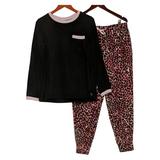 Cuddl Duds Set Sz S Fleecewear Jogger Pajama Pink A381825