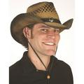 Cowboy Straw Vented Wild West Western Hat Rodeo Adult Costume Accessory