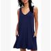 New Women's Casual Tank Party Dress V Neck Pockets Loose Sundress Pure Color Sleeveless Clothing Dresses