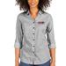 Winston-Salem State Rams Antigua Women's Structure Button-Up Long Sleeve Shirt - Black/White