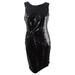 Taylor Women's Plus Size Sequinned Dress (16W, Black)