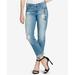 Jessica Simpson Womens Mika Best Friend Straight Leg Jeans