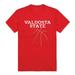 W Republic 510-398-R58-01 Valdosta State University Basketball T-Shirt, Red 3 - Small