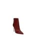 Schutz Olenka Pointed-Toe High-Heel Booties Red