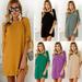 Fashion Summer Women Long Sleeve Bodycon Casual Party Evening Cocktail Short Mini Dress