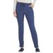 Heartsoul Break On Through Scrubs Pant For Women Mid Rise Tapered Leg Drawstring HS185P, XS Petite, Navy