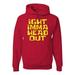 Ight Imma Head Out Funny Internet Meme Humor Graphic Hoodie Sweatshirt, Red, X-Large