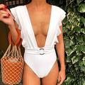 TANGNADE swimsuit women's body skirt swimsuit sexy shade swimwearWomen's Bikini Solid Set Swimsuit Two Piece Filled Bra Swimwear Beachwear