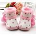 Newborn Baby Boys Girls Winter Boots Soft Bottom Baby Moccasin Warm Boots Non-slip Booties For Baby Girls