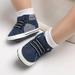 LA HIEBLA Newborn Baby Boy Girls Soft Sole Crib Shoes Warm Boots Anti-slip Sneakers