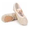 Nexete Ballet Shoes Split-Sole Slipper Flats Ballet Dance Shoes for Toddler Girl & Women in Gold, Gold Glitter, Silver, Pink,Pink Glitter, Rose Gold, Nude Colors