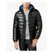 COLE HAAN Mens Black Puffer Coat XL