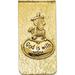 Symbols of Faith - 14k Gold-plated God Is With You Money Clip