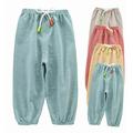 Spring/Summer Baby Girl Boy Cotton Mosquito Bites Pants Kids Loose Trousers