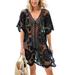 Women Summer Beach Beachwear Swimwear Bikini Wear Cover Up Lace Crochet Dress