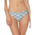 Jessica Simpson Women's Contemporary Snake Eyes Side Shirred Hipster Swimsuit