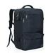 Hynes Eagle Unisex 44L Carry on Backpack Flight Approved Travel Backpack Dark Blue