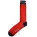 New Brook Brothers Two Stripe Lightweight Merino Wool Mid Calf Tube Socks Sz 7-12 (Red With Navy/White Stripes (1 Pair))