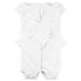 Carters Unisex Baby 5-Pack Short Sleeve Original Bodysuits White